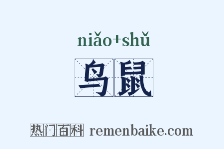 鸟鼠是什么意思的图片